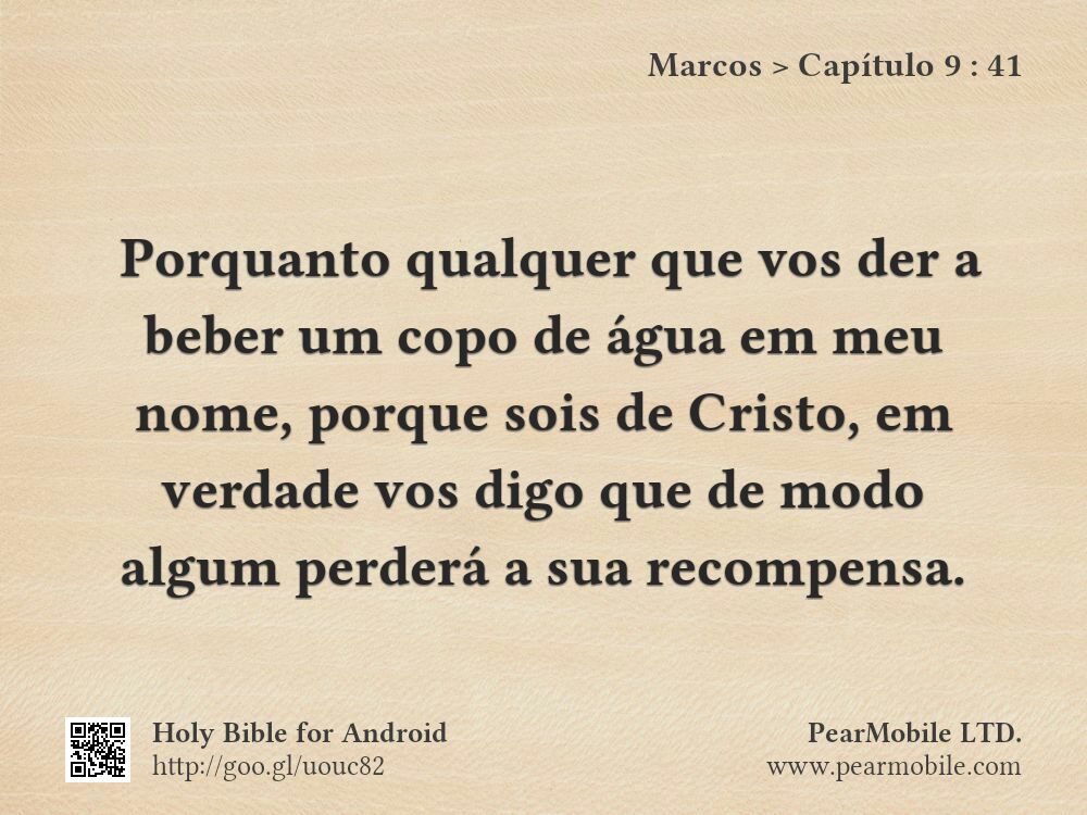 Marcos, Capítulo 9:41